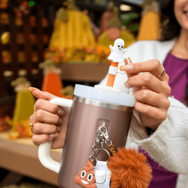 Halloween 4 - Pack Straw Topper | | CharCharms Accessories