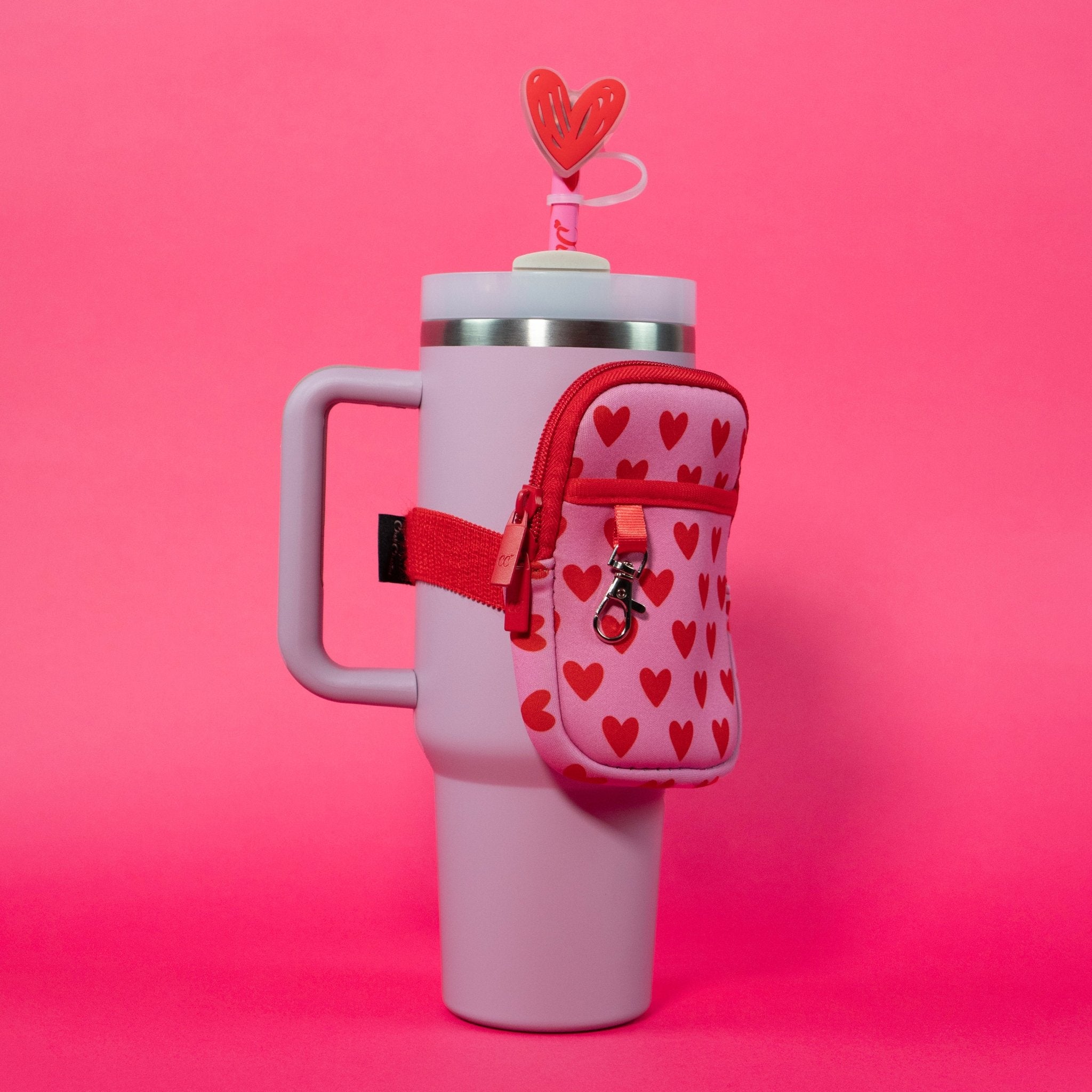Lumi Heart Straw Topper (Lighted) | | CharCharms Accessories