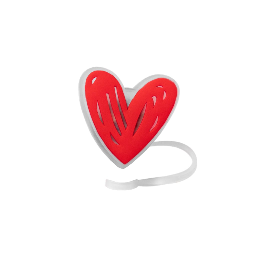Lumi Heart Straw Topper (Lighted) | | CharCharms Accessories