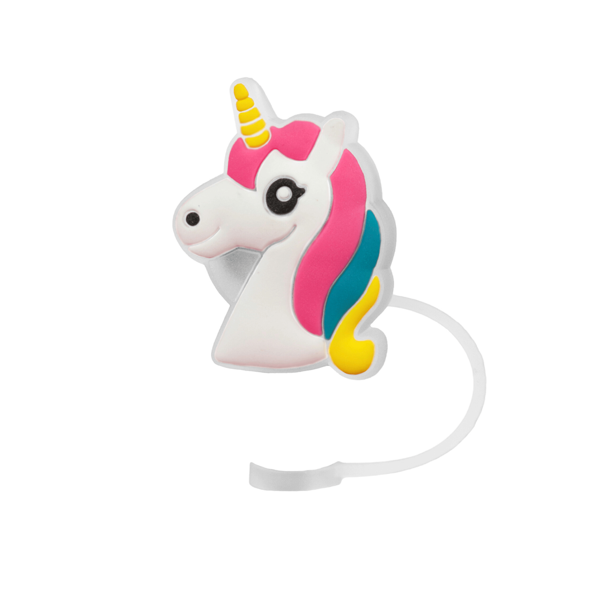 Luminous Unicorn Straw Topper (Lighted) | | CharCharms Accessories