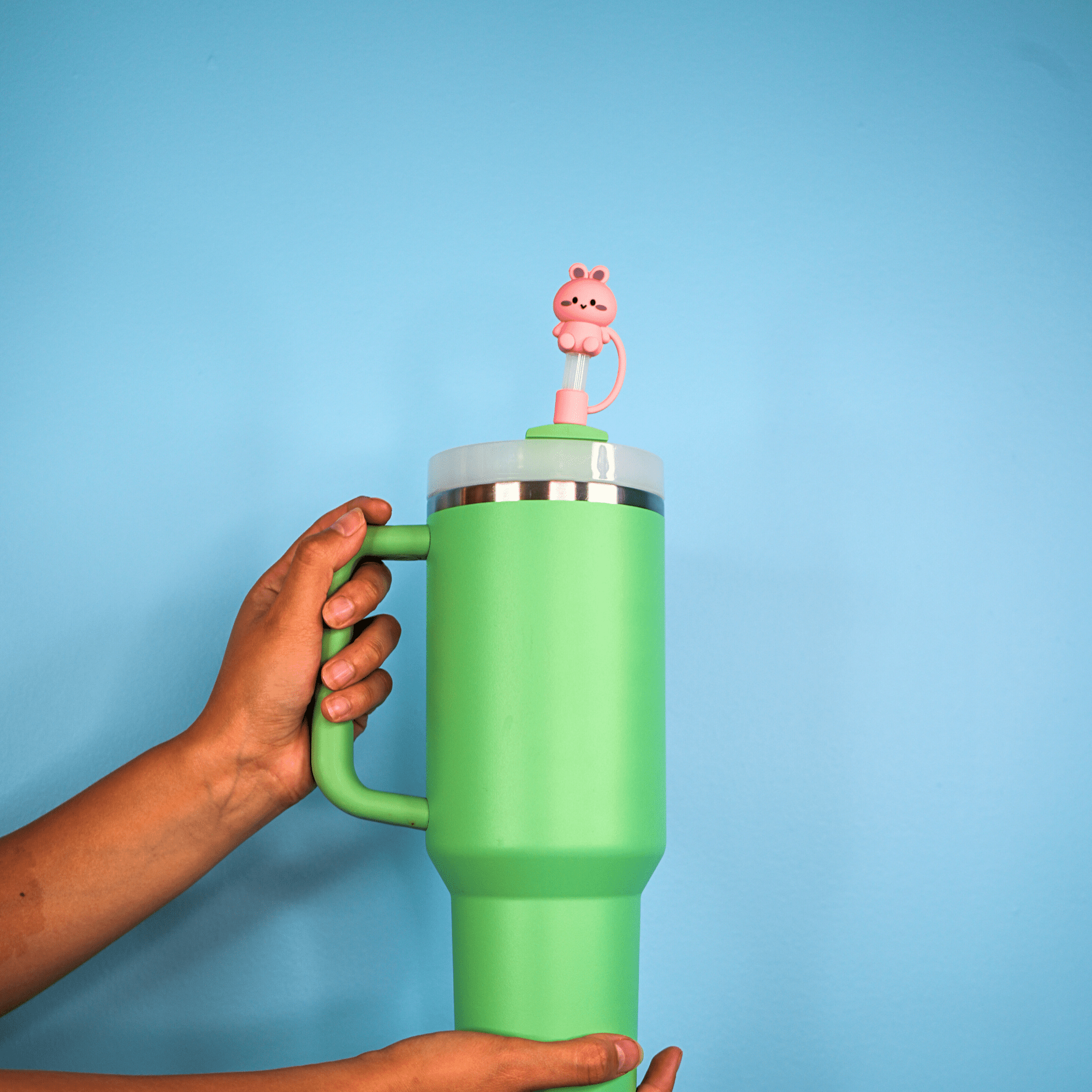 Piggy Straw Topper | | CharCharms Accessories