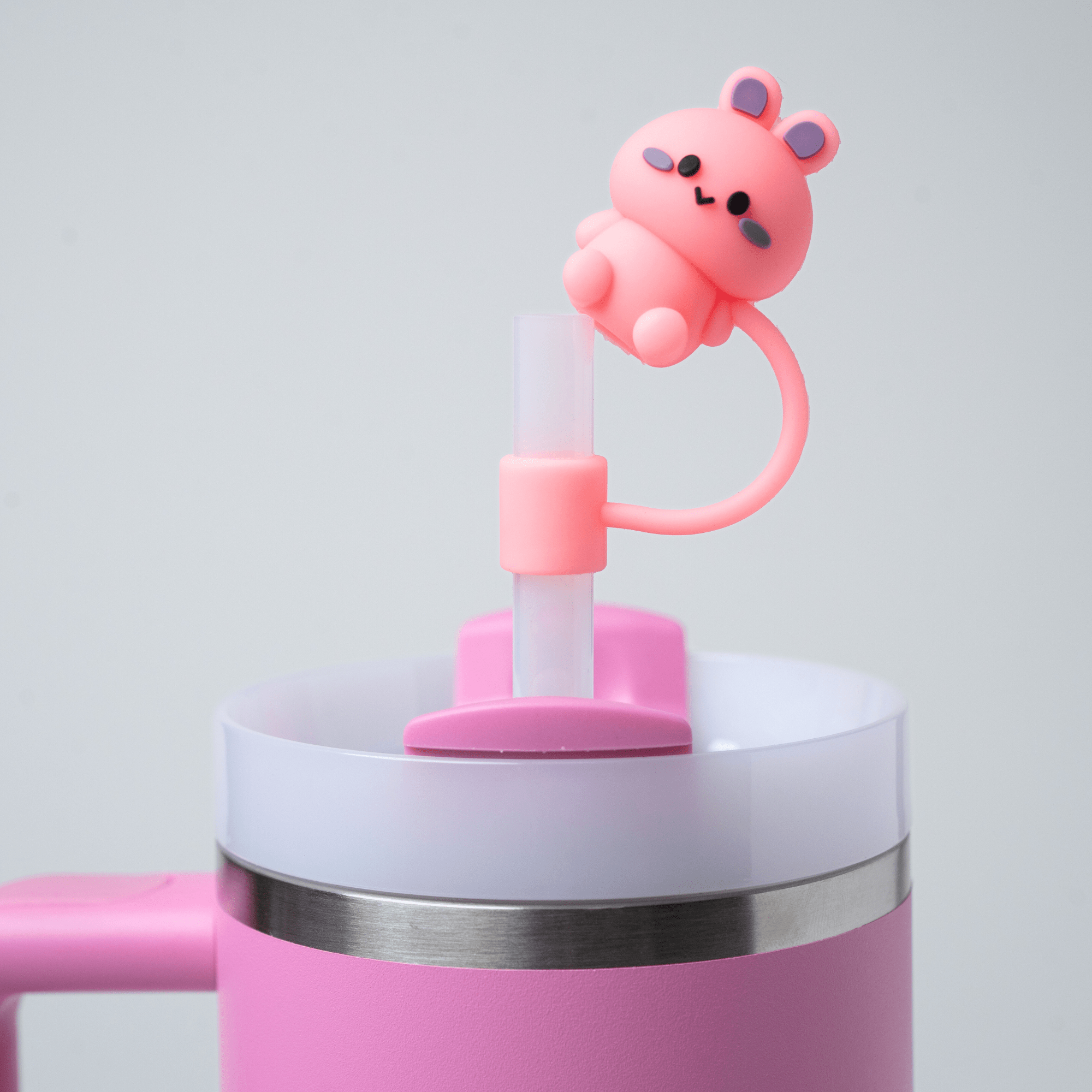 Piggy Straw Topper | | CharCharms Accessories