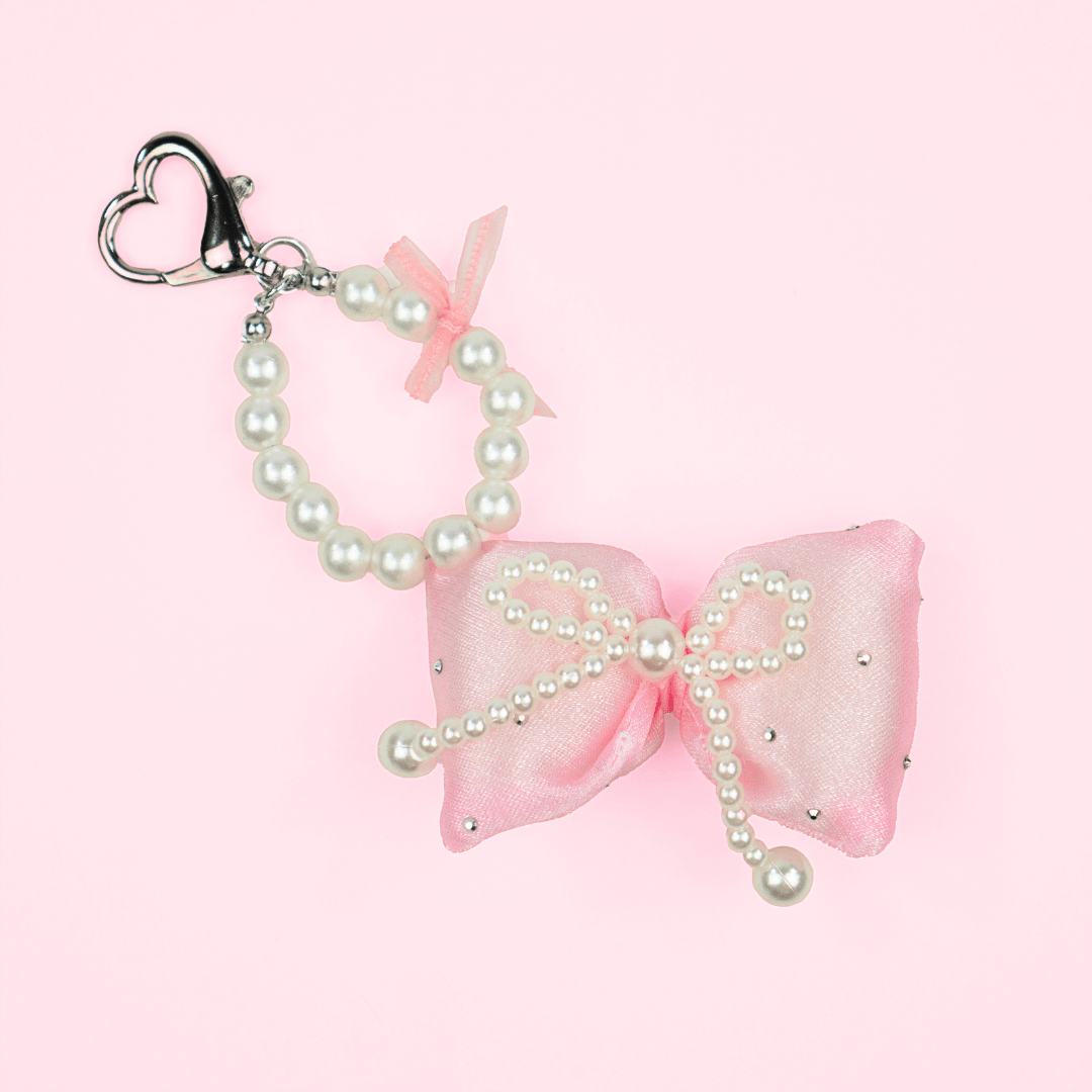 Pink Bow Bag Charm | | CharCharms Accessories