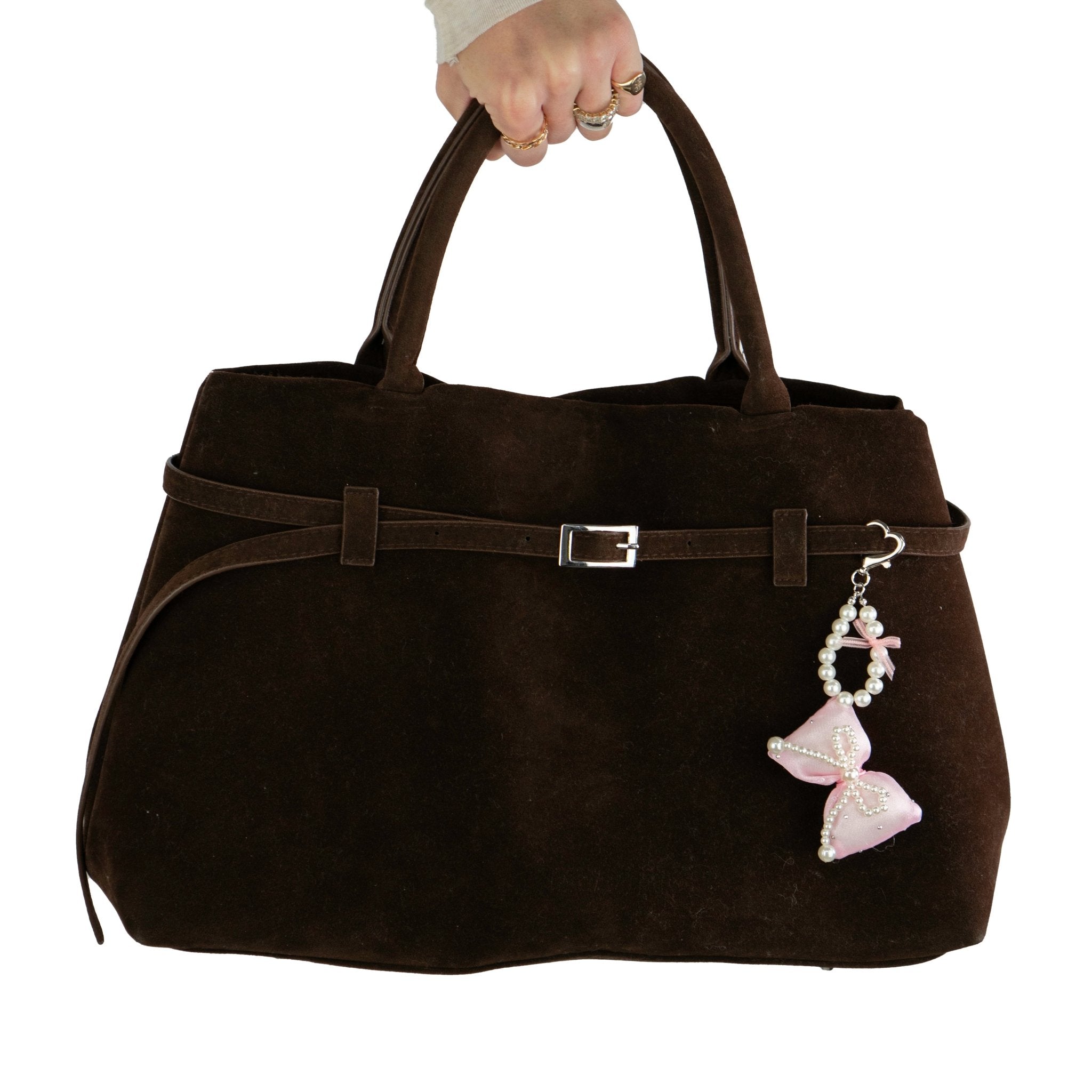 Pink Bow Bag Charm | | CharCharms Accessories