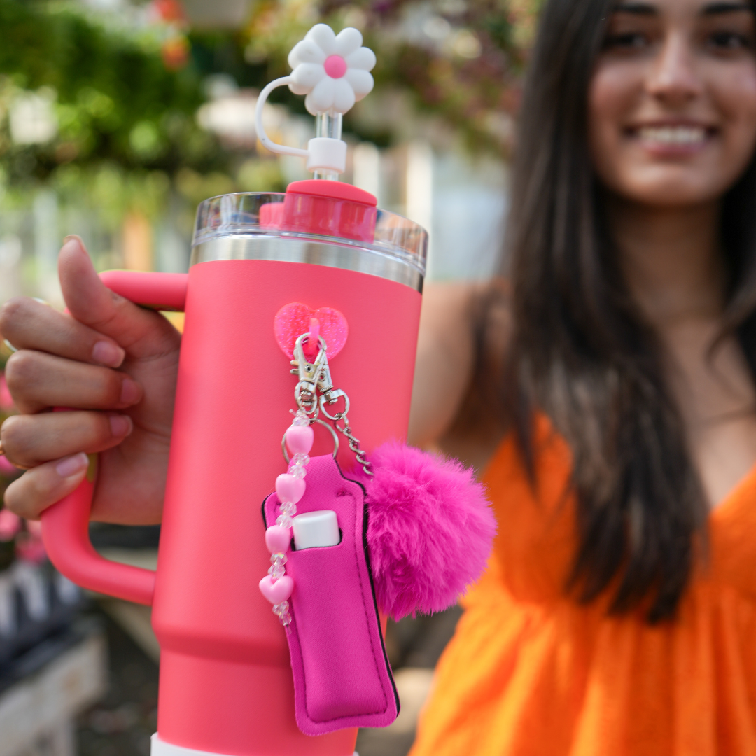 Flower 4-Pack Straw Topper