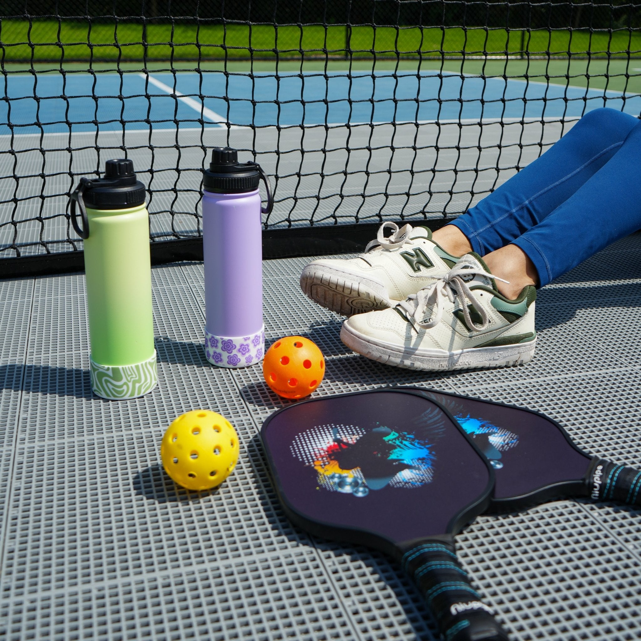 Purple Flower Bottle Boot | | CharCharms Accessories