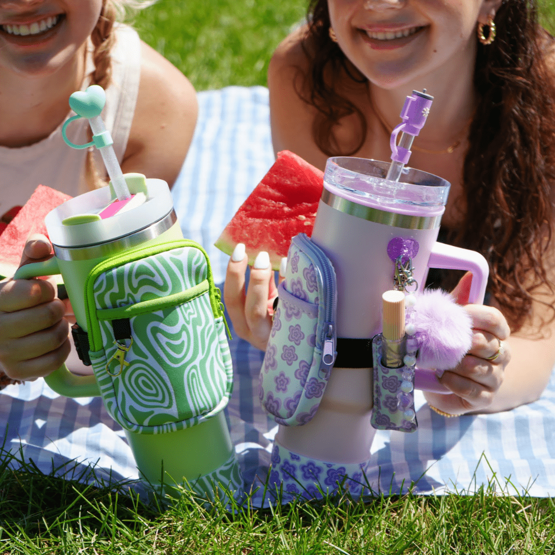 Purple Flower Bottle Boot | | CharCharms Accessories