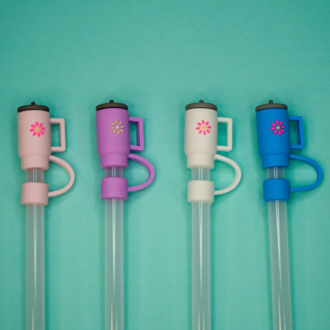 Purple Tumbler Straw Topper | | CharCharms Accessories