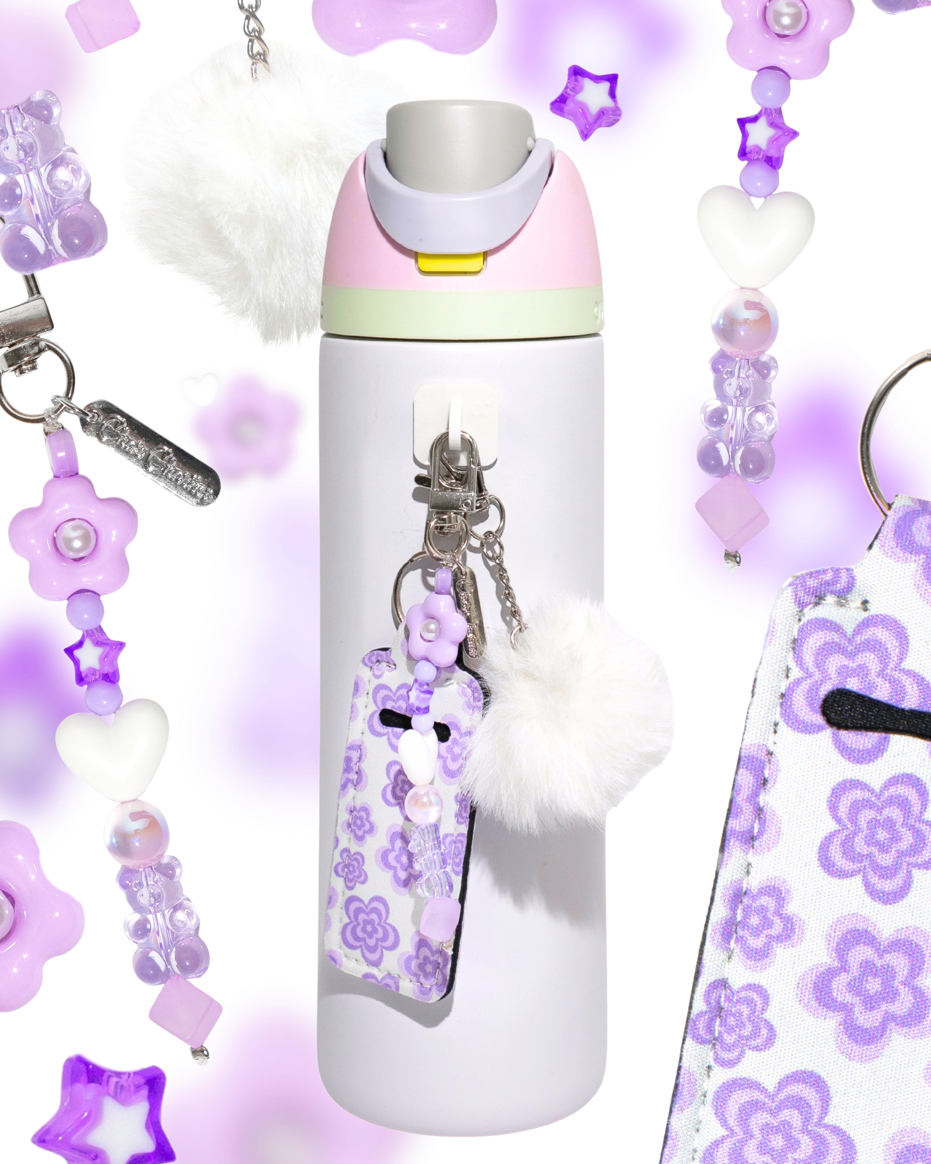 Purple Bloom Charm Bundle