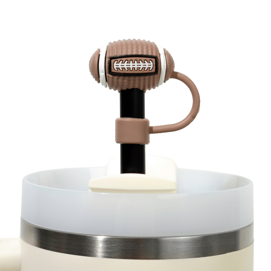 Sports 4 - Pack Straw Toppers | | CharCharms Accessories