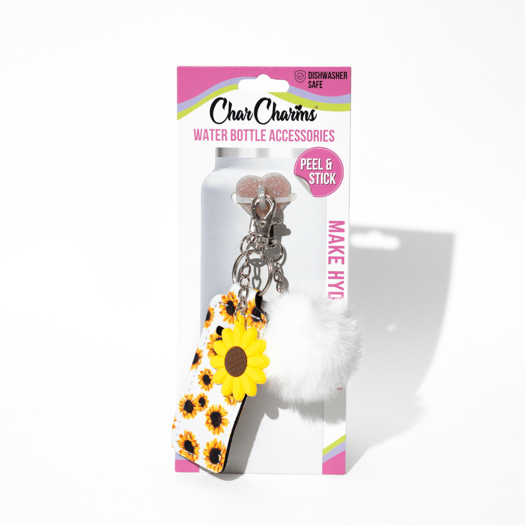 Refreshing water bottle charms with nature vibe