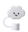 White Cloud Straw Topper