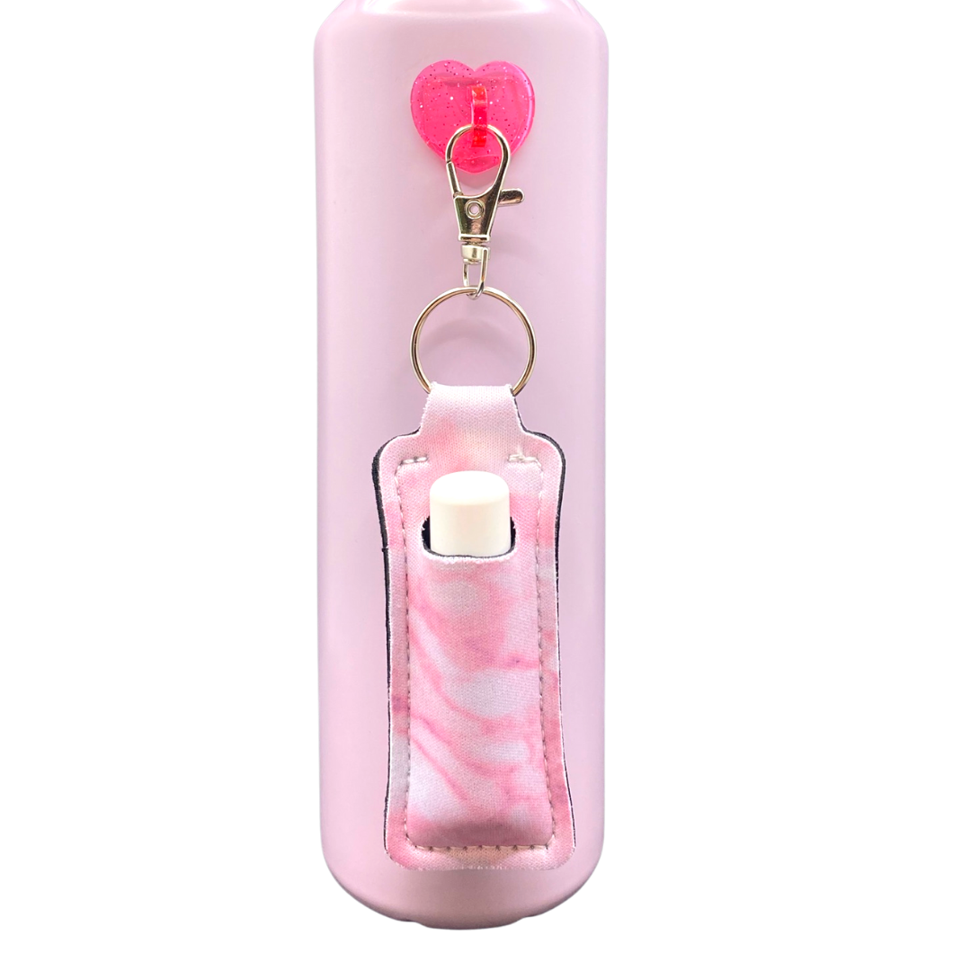 CharCharms Chapstick Lighter Holder, Clip On Accessory, Water bottle accessories, lipstick, lipgloss, case, holder