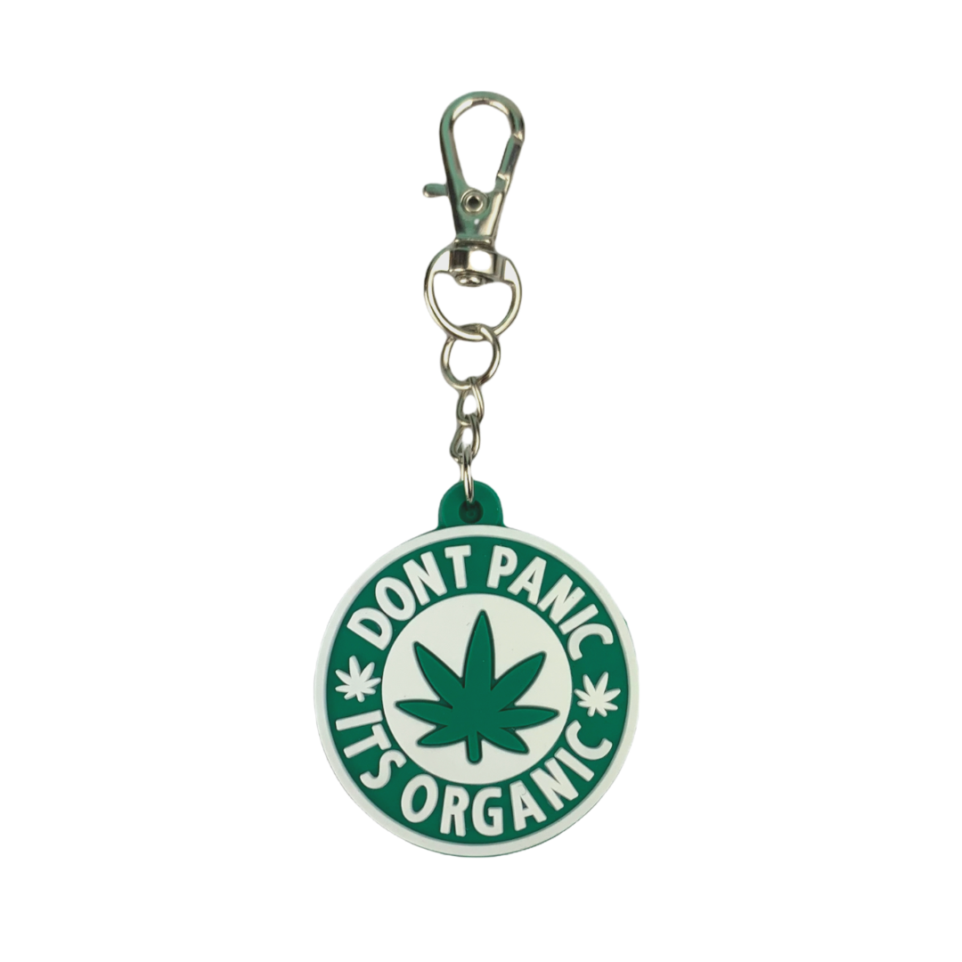 CBD, Weed, Organic, Greens Don't Panic Its Organic Water Bottle Accessory Charm