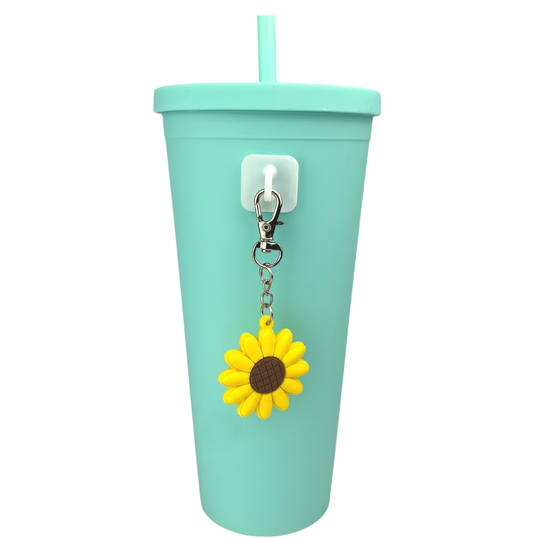 Flower Water Bottle Accessory Charm