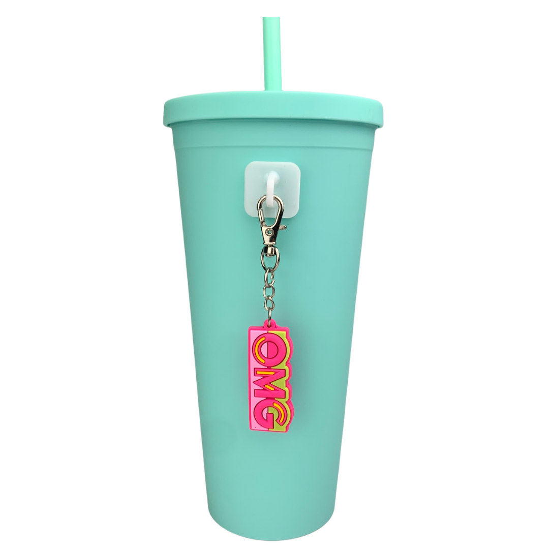 OMG Pink y2k Water Bottle Accessory Charm