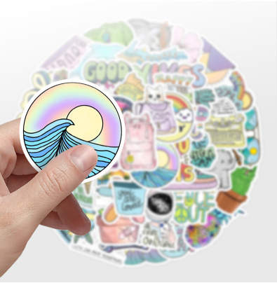 CharCharms Water Bottle Stickers, Water Bottle Sticker Pack, Cute Stickers