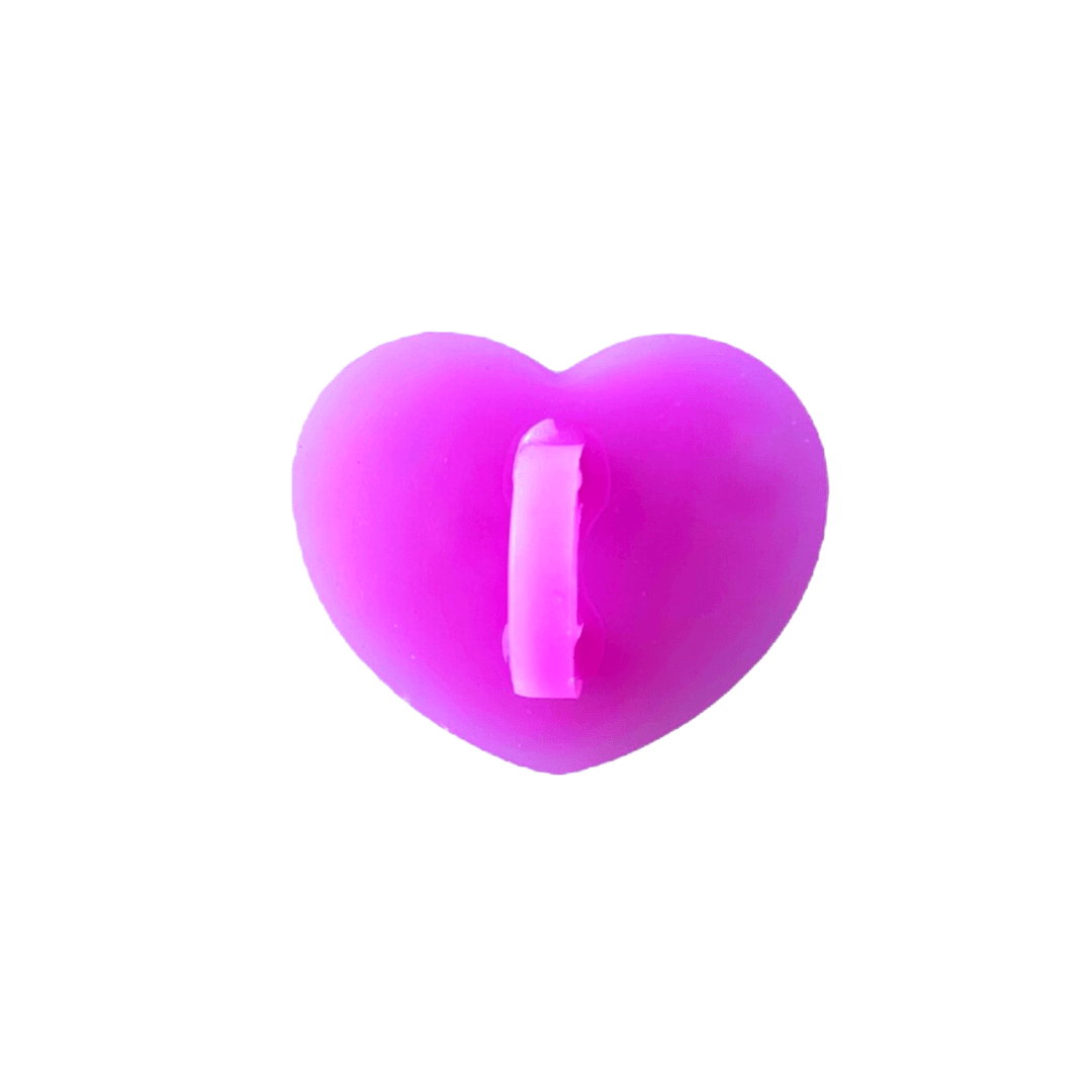 CharCharms Pink Heart Water Bottle Hook