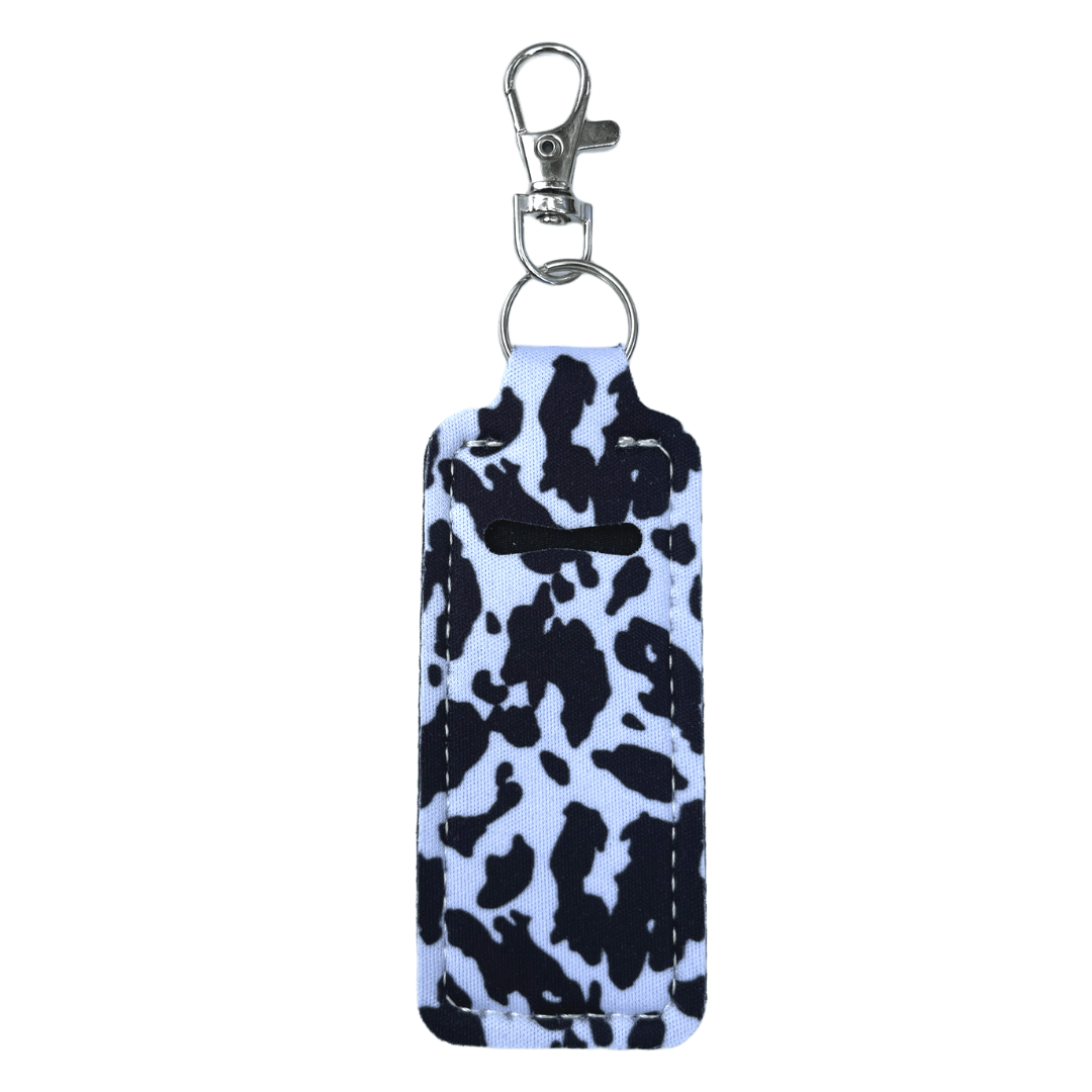 Cow Print Lip Gloss Holder | Chapstick Holder | CharCharms Accessories