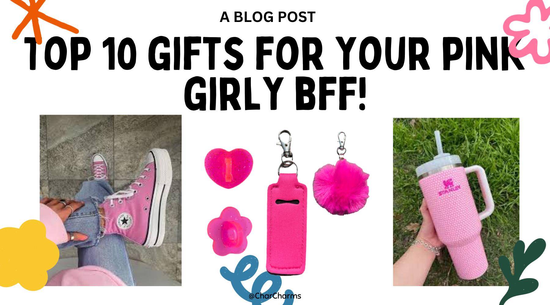 Top 10 Gifts for your Pink Loving Best Friend | CharCharms Blog