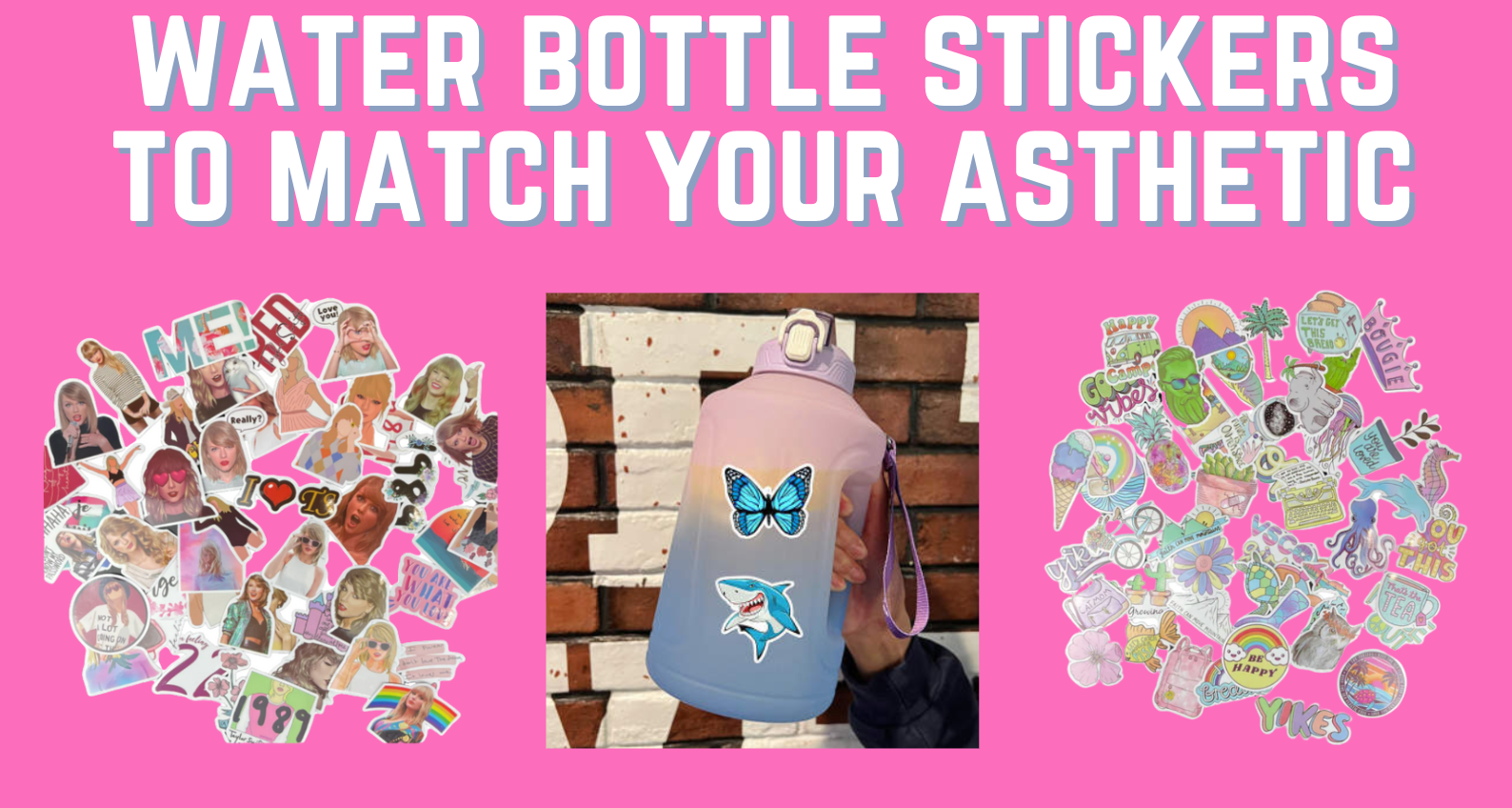 Water Bottle Stickers to Match Your Aesthetic - CharCharms Blog 