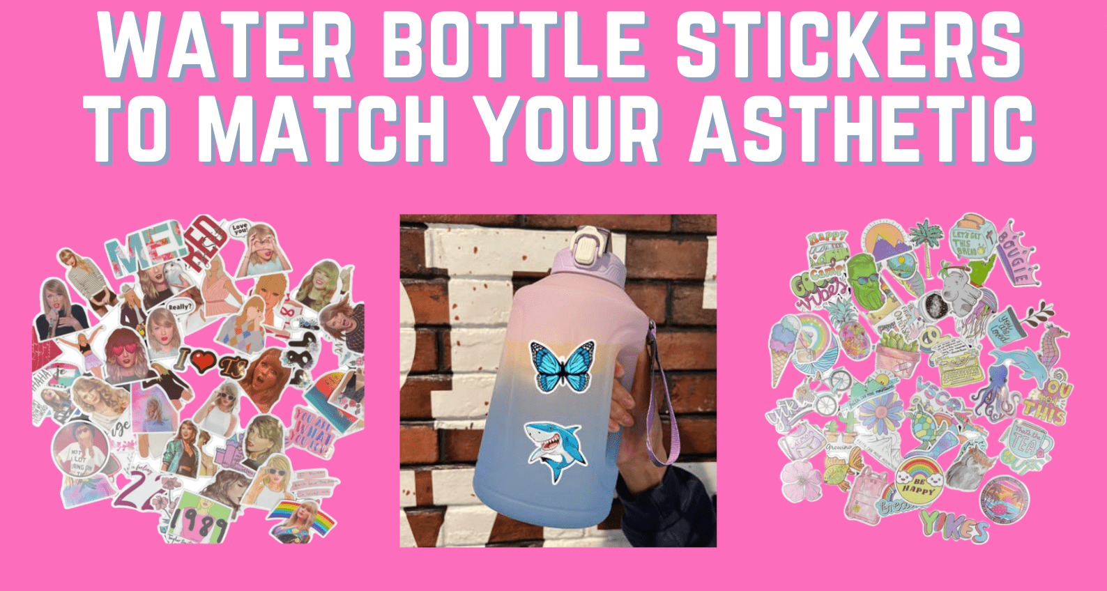 Water Bottle Stickers to Match Your Aesthetic - CharCharms