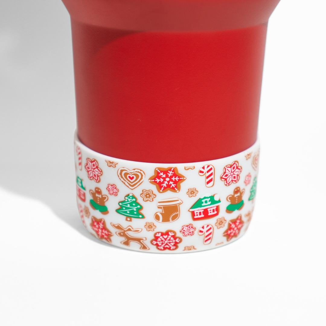 White Christmas Bottle Boot