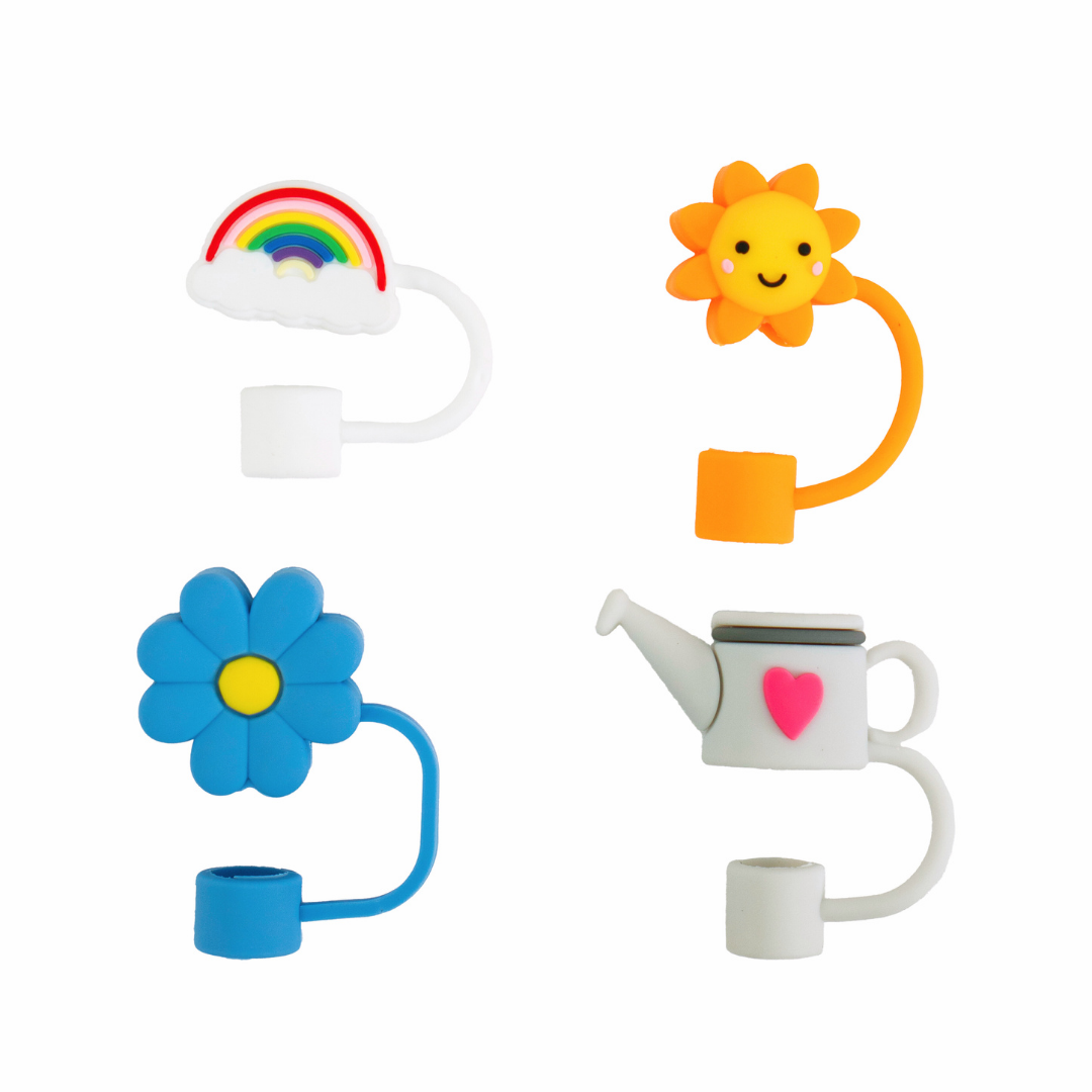 Garden Straw Toppers