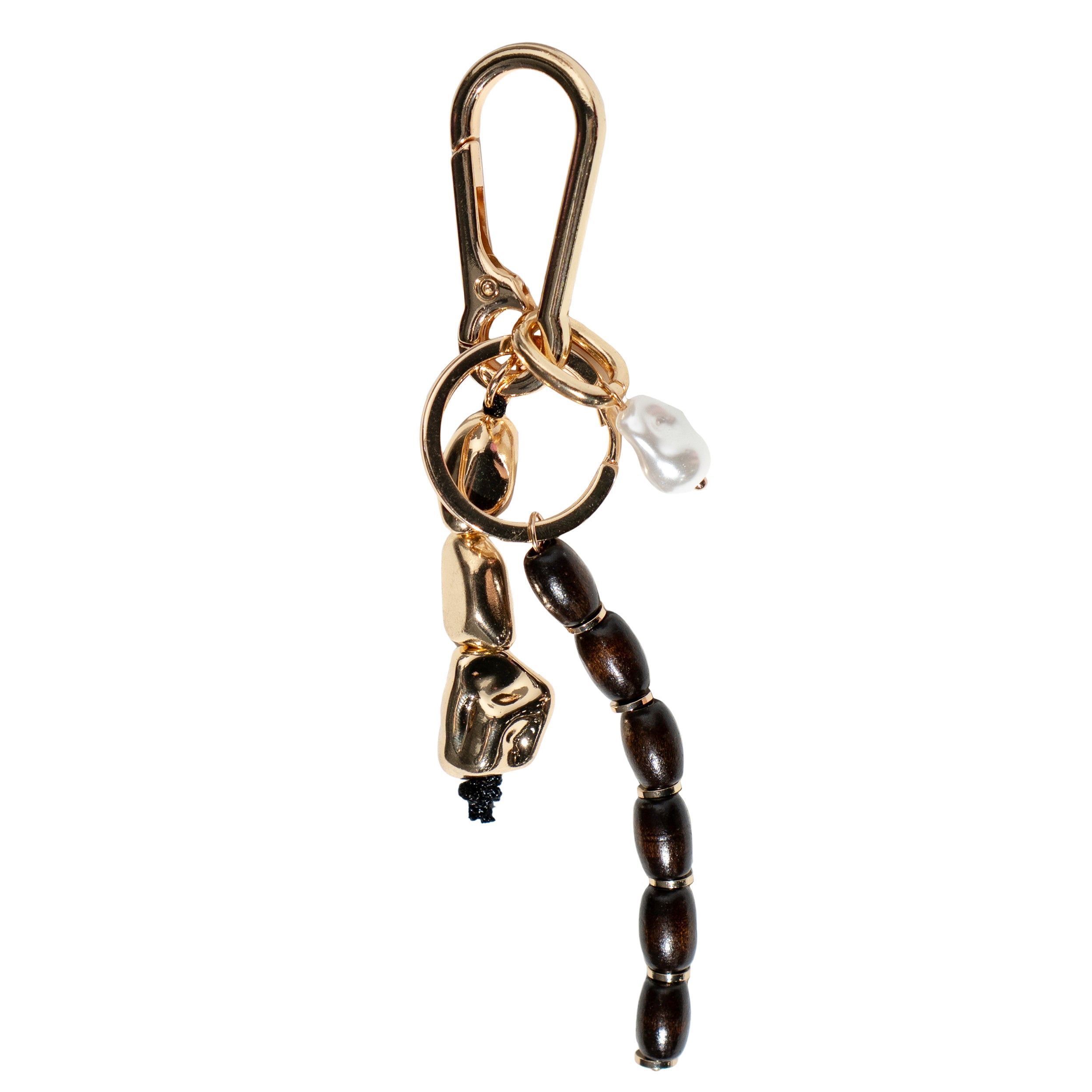 Golden Pearl Bag Charm