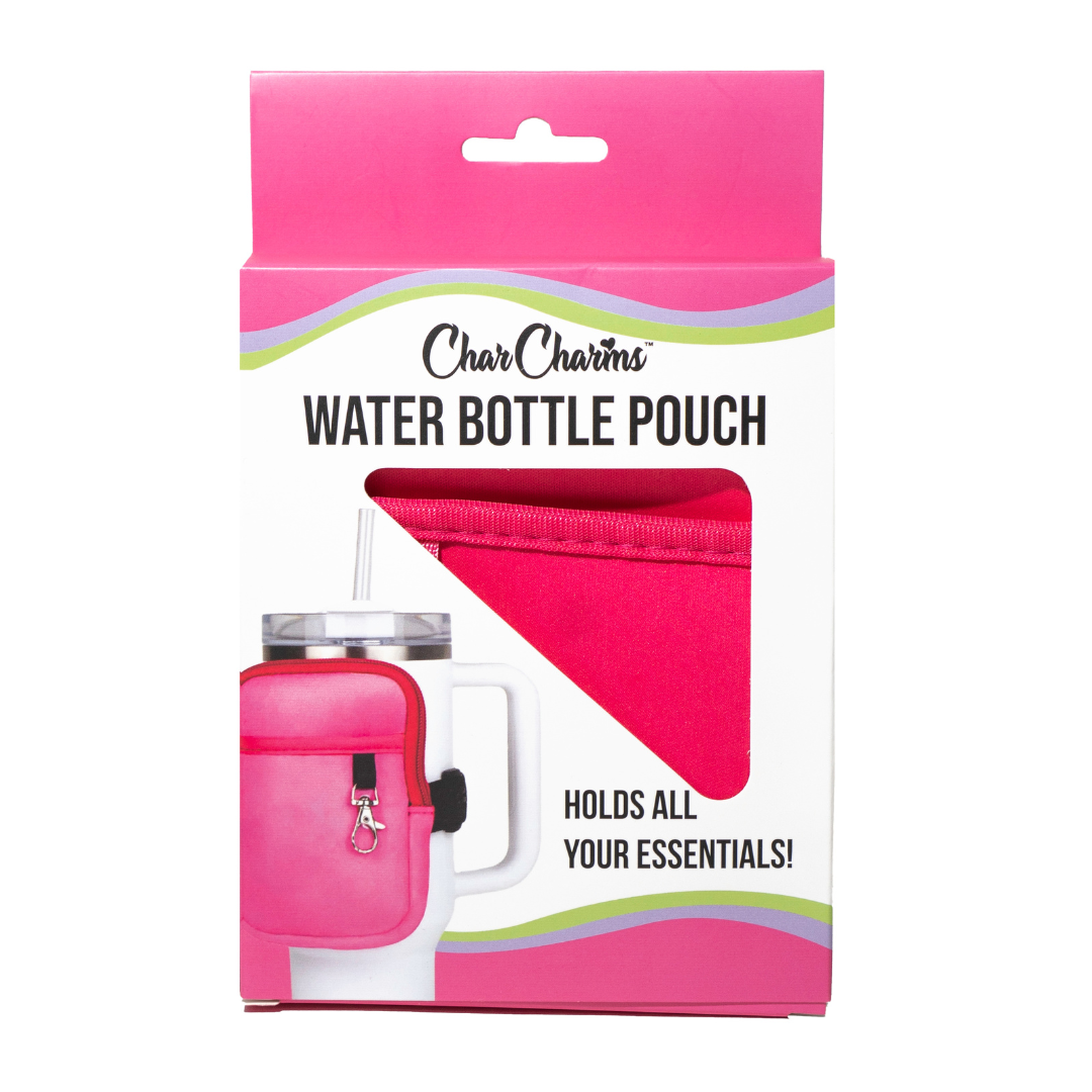 Hot Pink Bottle Pouch