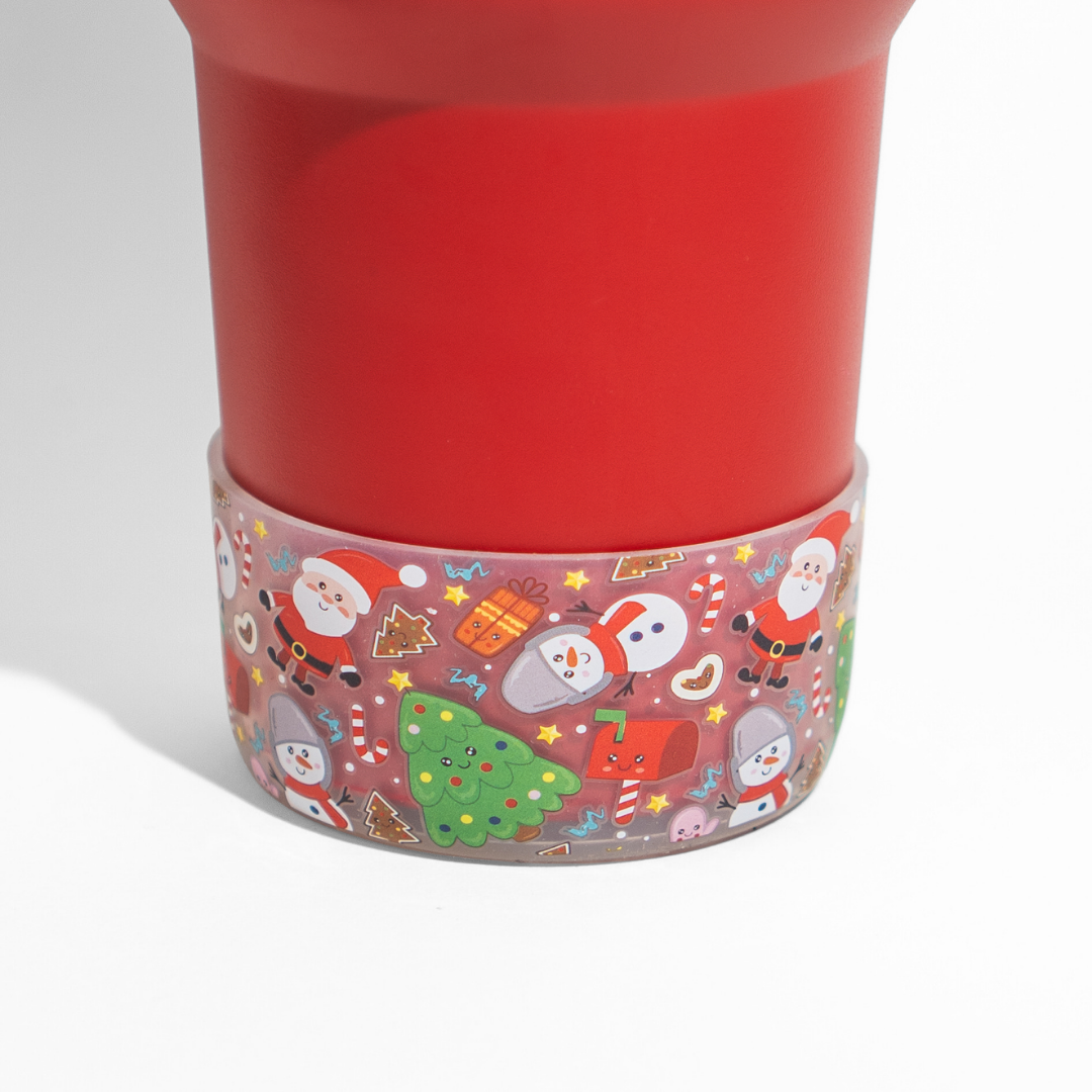 Clear Santa Claus Bottle Boot