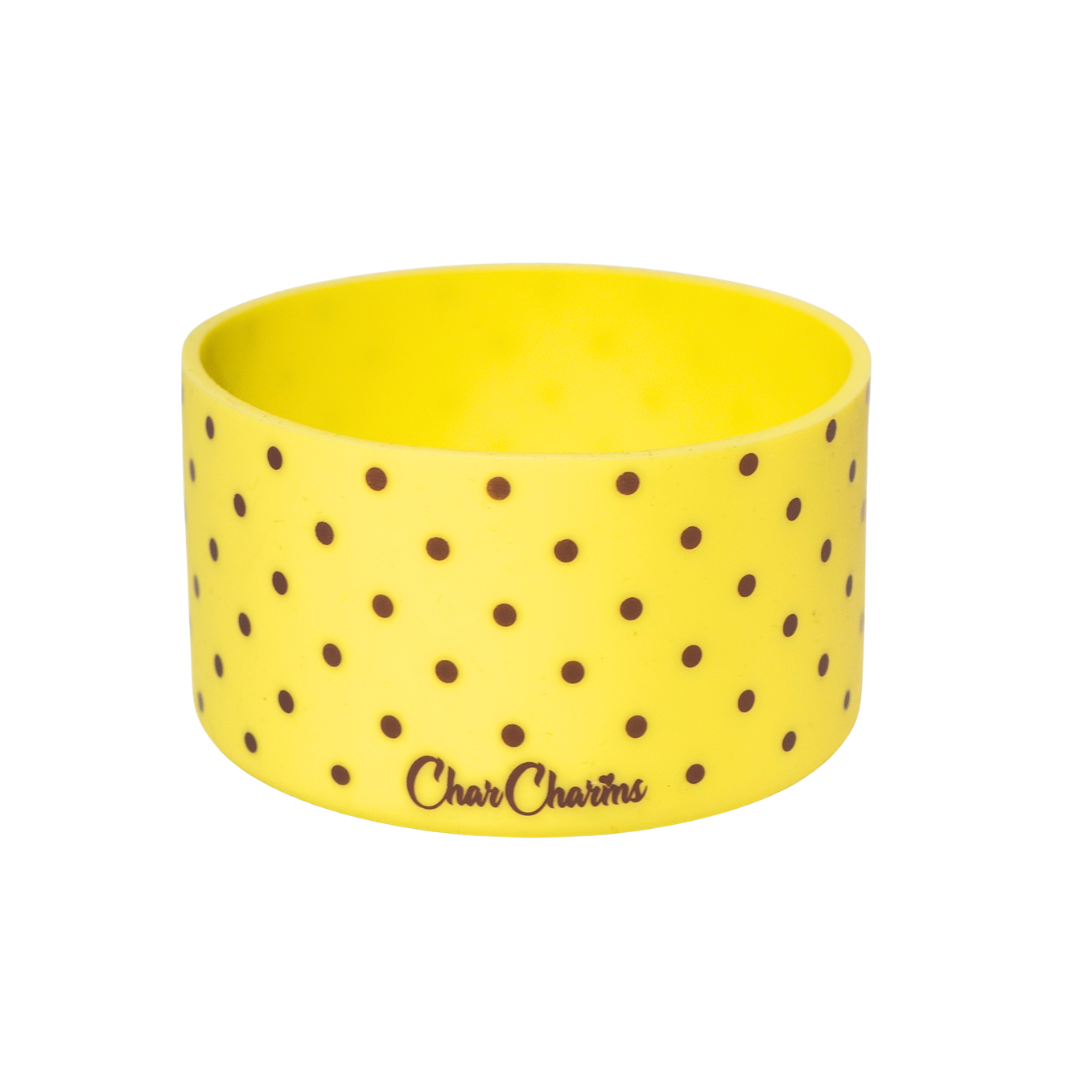 Yellow Polka Dot Bottle Boot