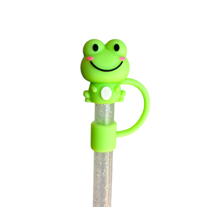 Frog Straw Topper