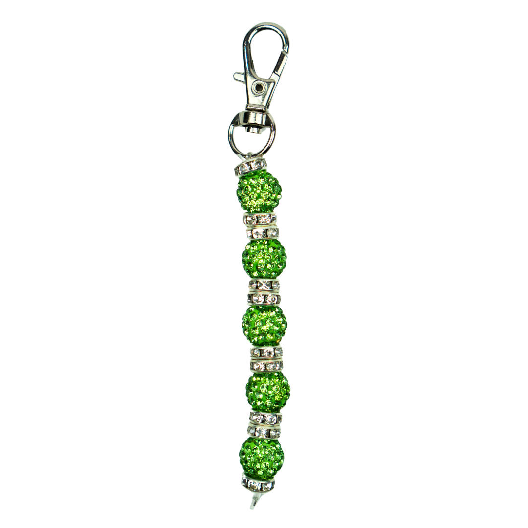 Green Bling Bead Charm