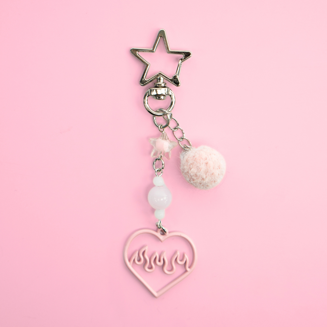 PinkPom Charm