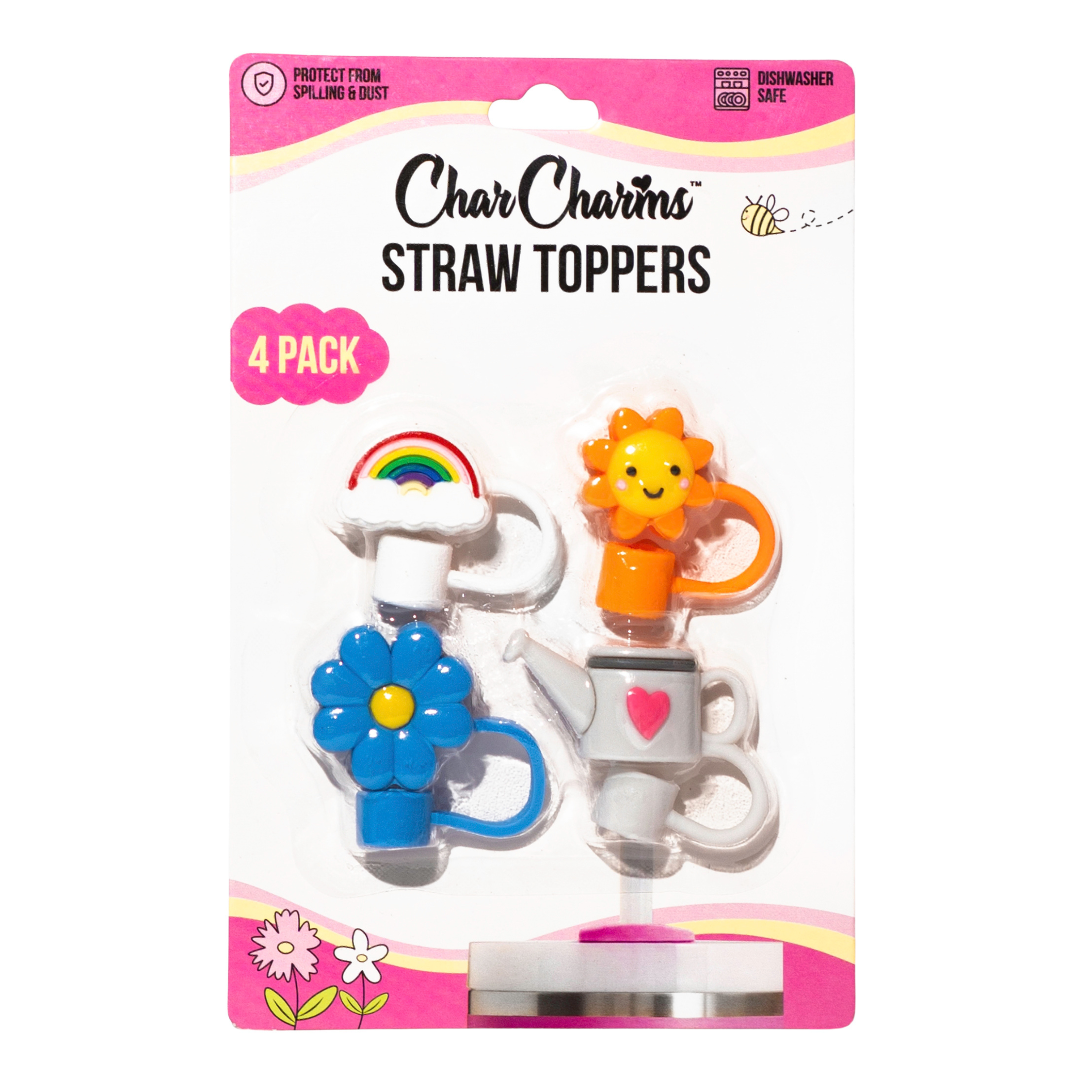 Garden Straw Toppers