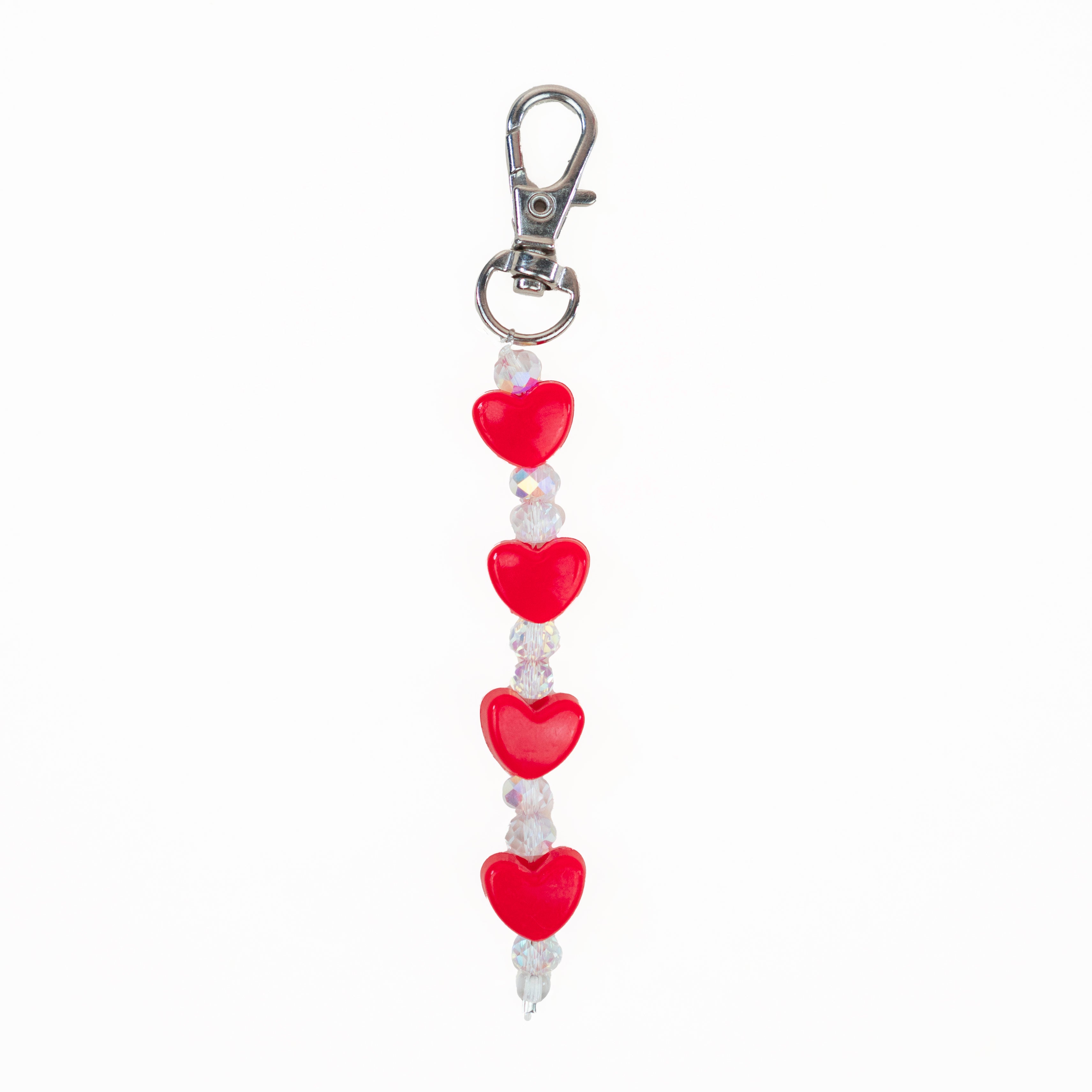 Red Heart Bead Charm