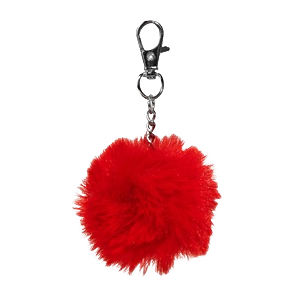 Red Pom-Pom Charm