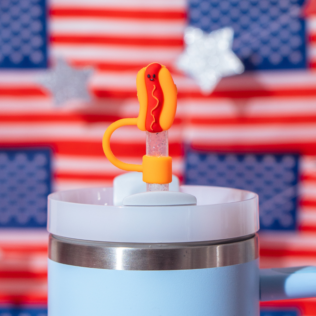 Party in the USA Straw Topper 4-Pack