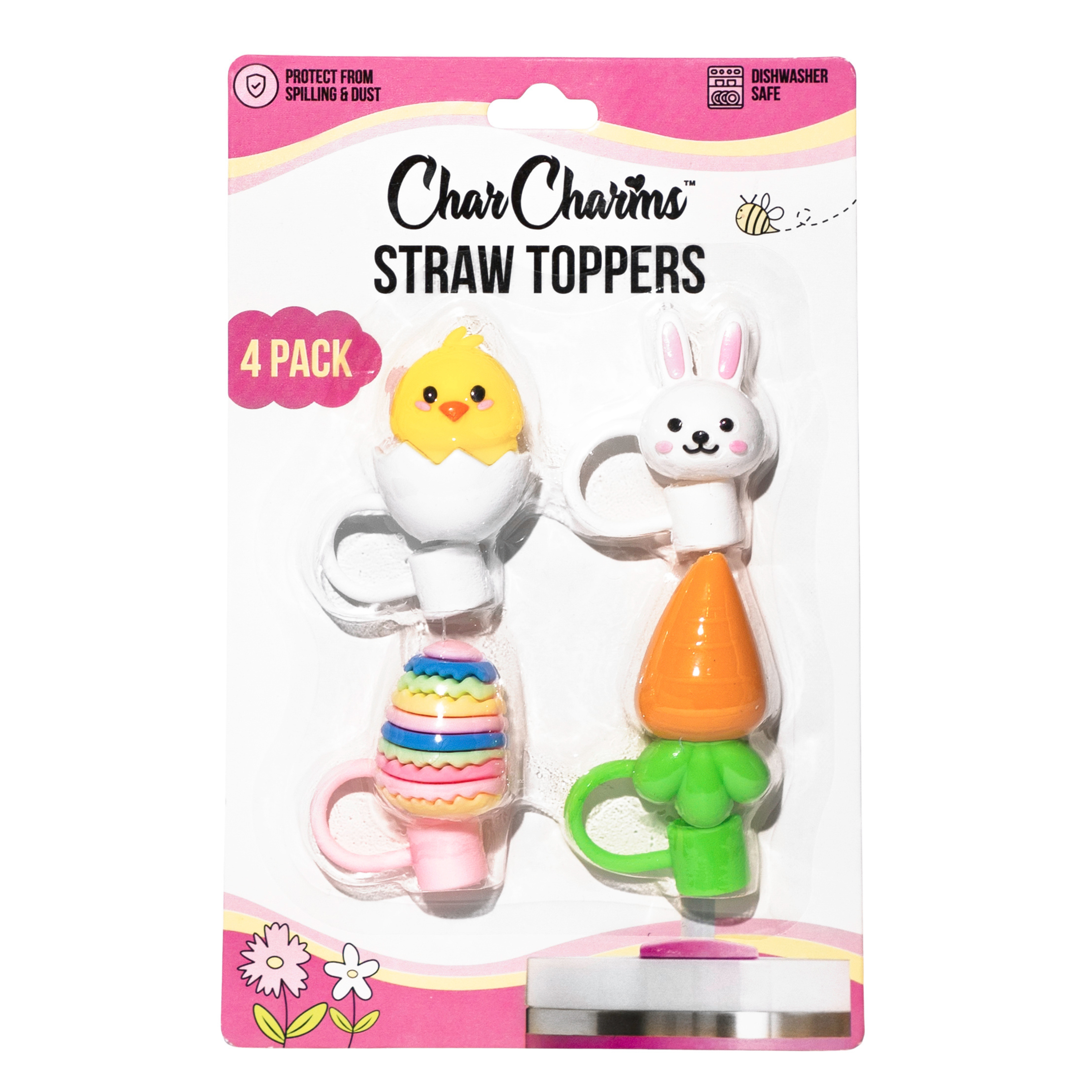 Easter Straw Toppers