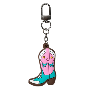 Colorful Cowgirl Boot Charm
