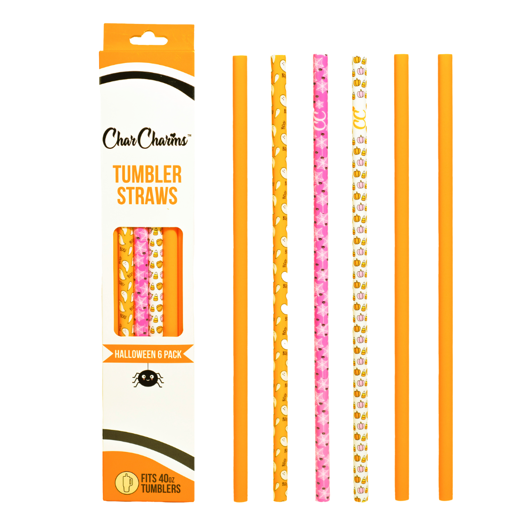 Halloween 40oz Tumbler Straws