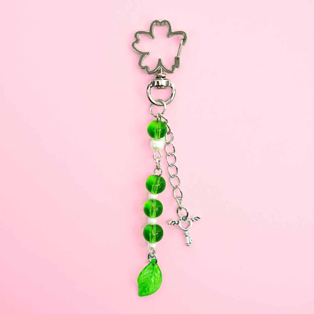 Emerald Key Charm