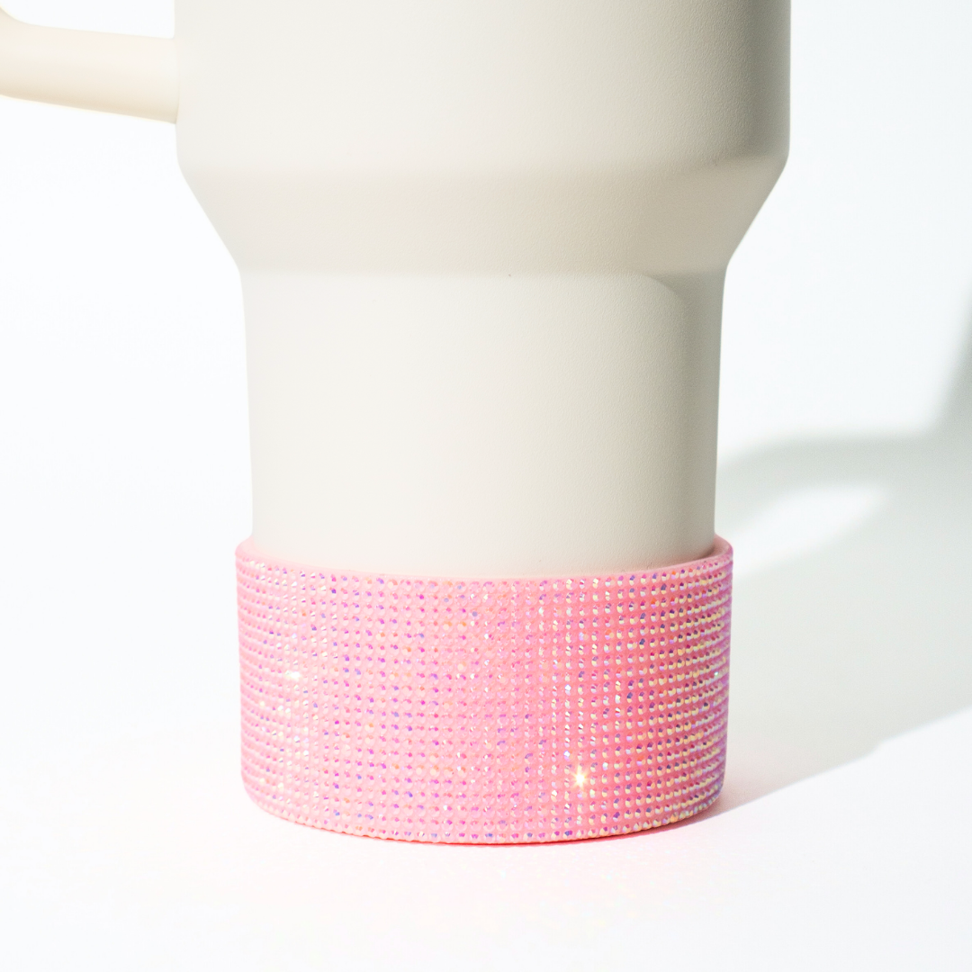 Champagne Pink Bling Bottle Boot