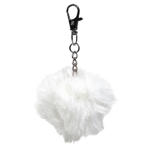 White Pom-Pom Charm