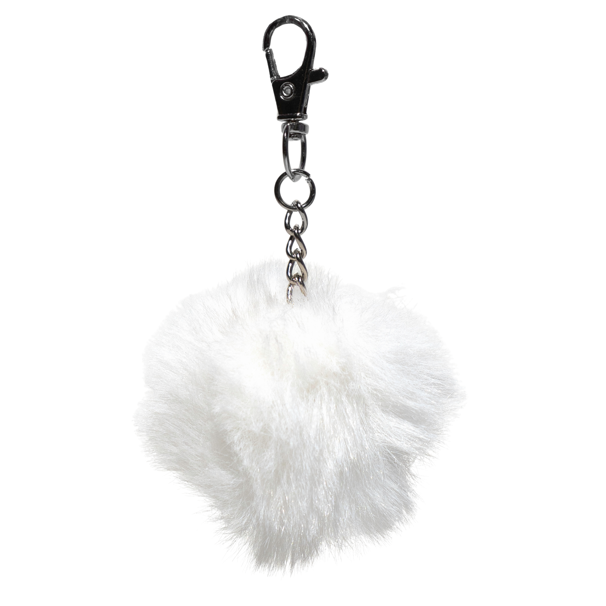 White Pom-Pom Charm