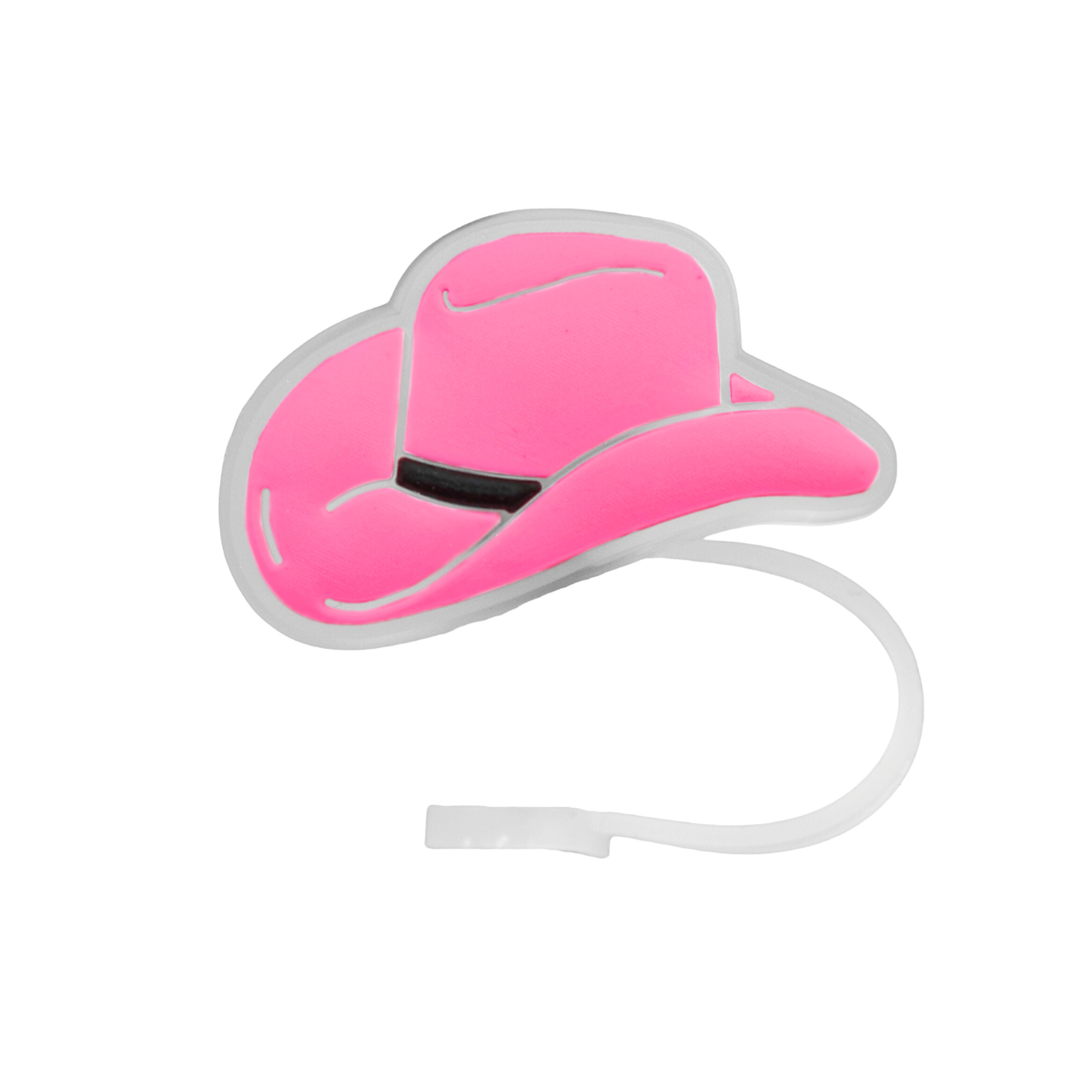 Neon Cowgirl Straw Topper (Lighted)