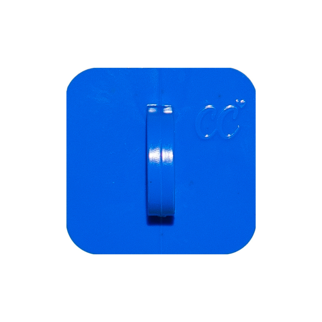 Blue Square Stick-On Hook