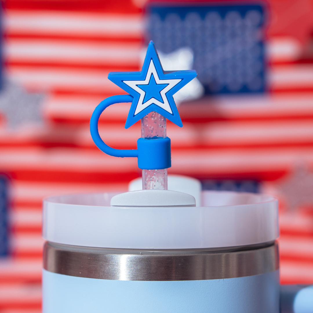 Liberty & Love Straw Topper 4-Pack
