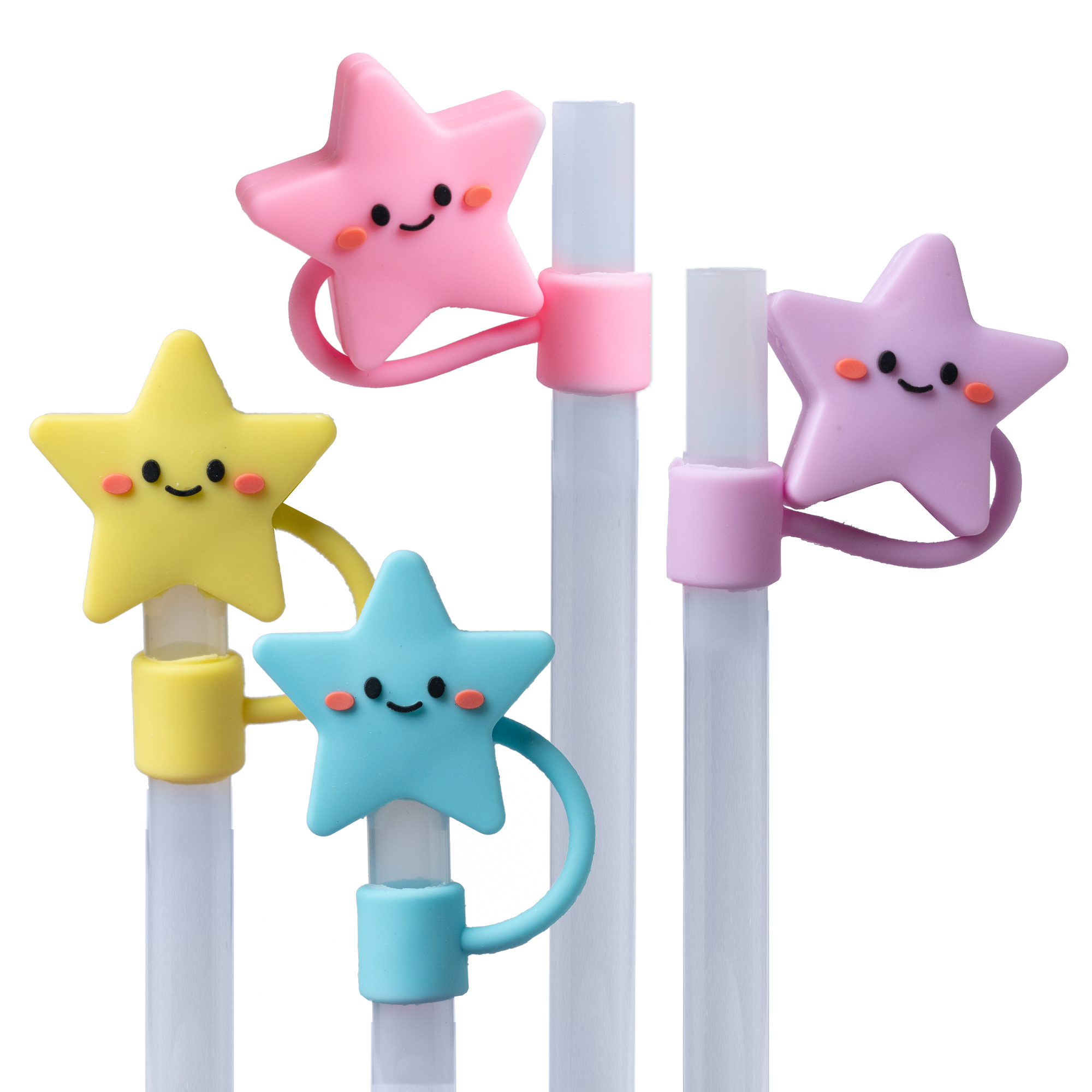 Star 4-Pack Straw Topper